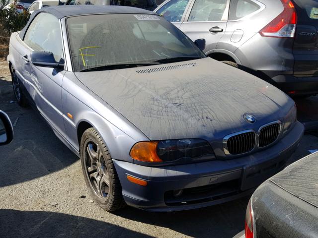 WBABS33441JY57045 - 2001 BMW 325 CI BLUE photo 1