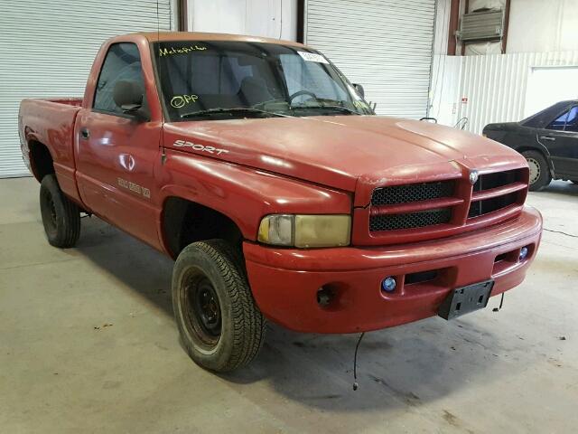 3B7HF16Z9XM591711 - 1999 DODGE RAM 1500 RED photo 1