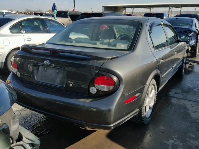 JN1CA31D1YT724483 - 2000 NISSAN MAXIMA GLE GRAY photo 4