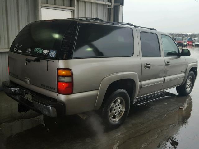 3GNEC16T8YG151624 - 2000 CHEVROLET SUBURBAN C TAN photo 4