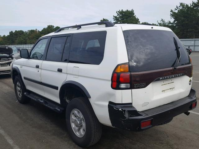 JA4LS21H73J021220 - 2003 MITSUBISHI MONTERO SP WHITE photo 3