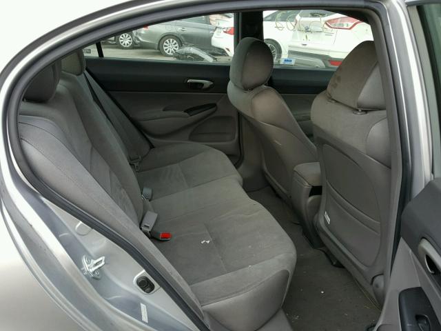 JHMFA16557S003344 - 2007 HONDA CIVIC LX SILVER photo 6