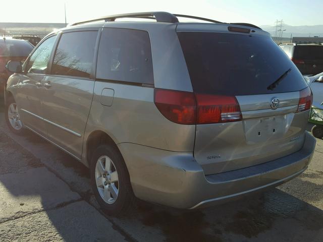 5TDZA23C05S296759 - 2005 TOYOTA SIENNA CE GOLD photo 3