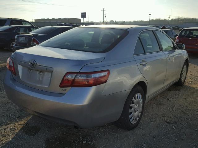 4T1BE46K37U154839 - 2007 TOYOTA CAMRY NEW SILVER photo 4