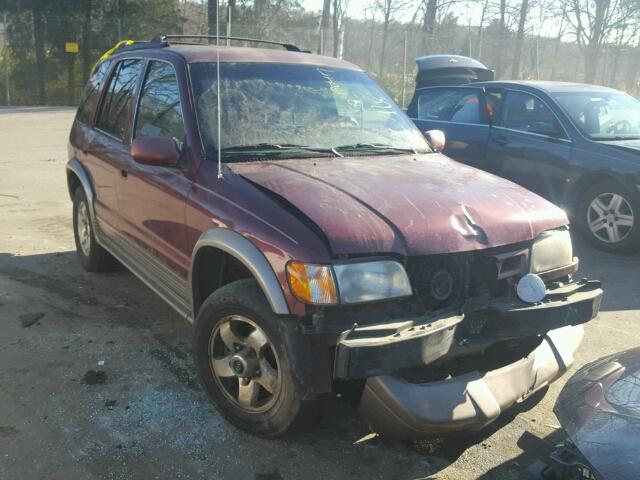 KNDJB723715040241 - 2001 KIA SPORTAGE BURGUNDY photo 1