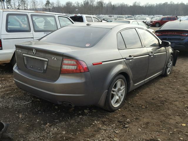 19UUA66257A021863 - 2007 ACURA TL GRAY photo 4