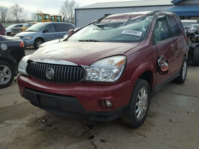 3G5DA03L16S627545 - 2006 BUICK RENDEZVOUS MAROON photo 2