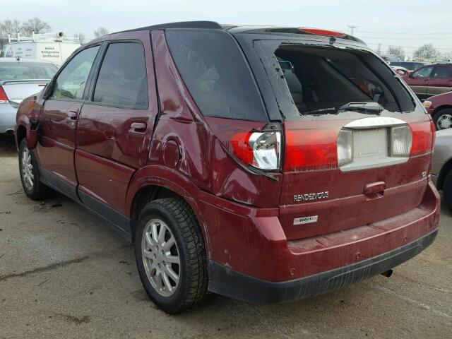 3G5DA03L16S627545 - 2006 BUICK RENDEZVOUS MAROON photo 3