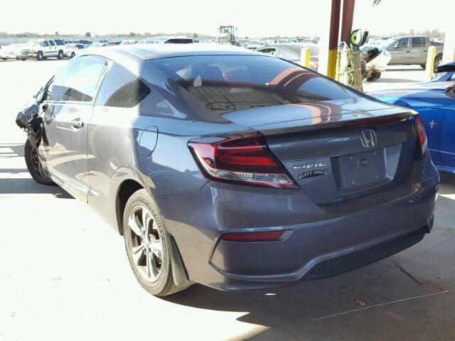 2HGFG3B87EH524647 - 2014 HONDA CIVIC EX GRAY photo 3