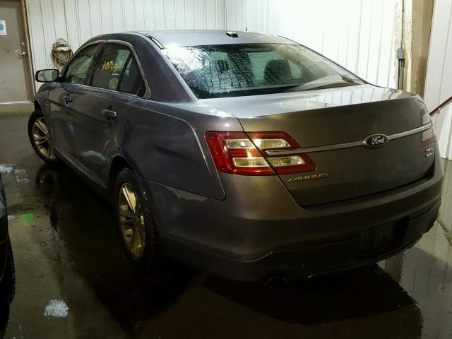 1FAHP2H88DG162238 - 2013 FORD TAURUS SEL GRAY photo 3