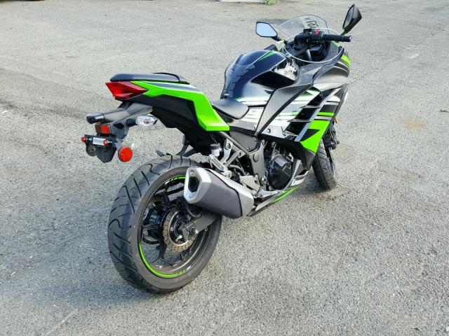 JKAEX8B12GDA31045 - 2016 KAWASAKI EX300 B GREEN photo 4