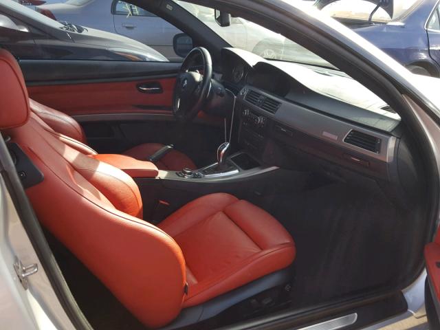 WBAKG1C54BE617812 - 2011 BMW 335 IS SILVER photo 5