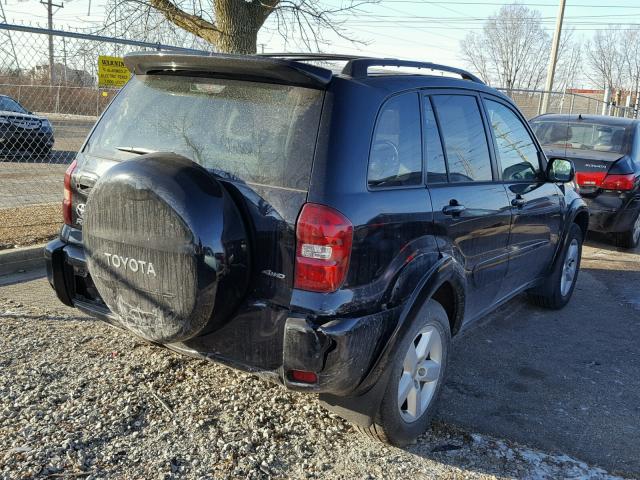 JTEHD20VX56026572 - 2005 TOYOTA RAV4 BLACK photo 4