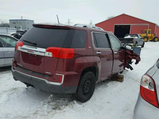 2GKFLUEK4H6132365 - 2017 GMC TERRAIN SL RED photo 4