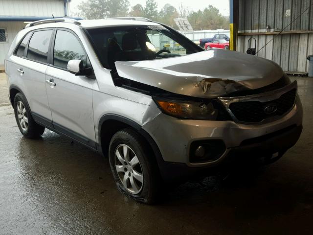 5XYKT3A17BG078054 - 2011 KIA SORENTO BA SILVER photo 1