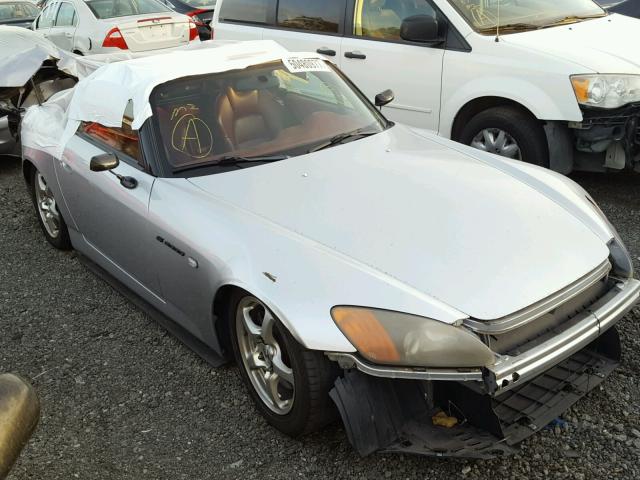 JHMAP11443T007252 - 2003 HONDA S2000 SILVER photo 1