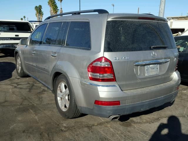 4JGBF71E07A122593 - 2007 MERCEDES-BENZ GL 450 4MA GOLD photo 3