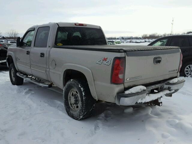 1GCHK23D76F138146 - 2006 CHEVROLET SILVERADO BEIGE photo 3