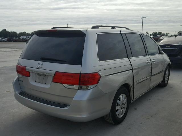5FNRL38448B416766 - 2008 HONDA ODYSSEY EX SILVER photo 4