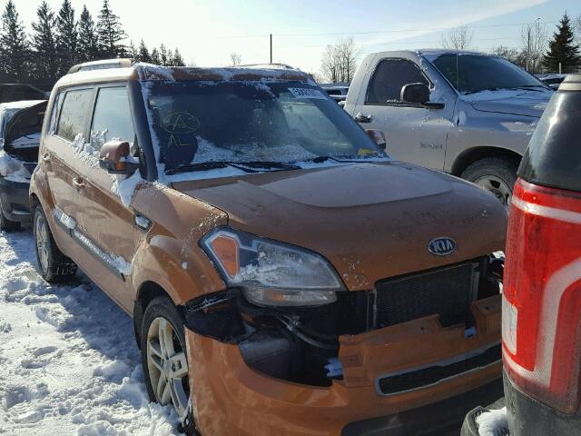 KNDJT2A23B7224526 - 2011 KIA SOUL + ORANGE photo 1