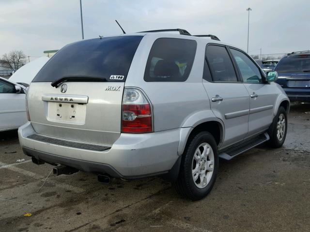 2HNYD18844H525517 - 2004 ACURA MDX TOURIN SILVER photo 4