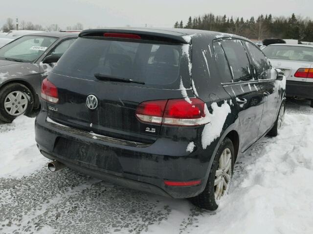 WVWCA7AJ1AW370821 - 2010 VOLKSWAGEN GOLF 黑色 照片 4