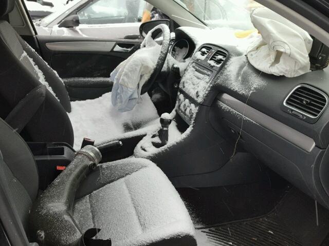 WVWCA7AJ1AW370821 - 2010 VOLKSWAGEN GOLF 黑色 照片 5