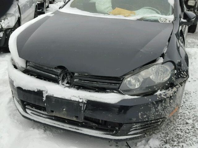 WVWCA7AJ1AW370821 - 2010 VOLKSWAGEN GOLF 黑色 照片 9