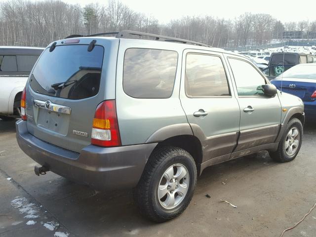 4F2CZ94154KM21975 - 2004 MAZDA TRIBUTE LX GREEN photo 4