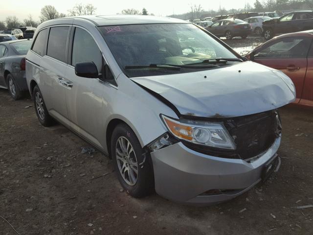 5FNRL5H65BB089945 - 2011 HONDA ODYSSEY EX SILVER photo 1