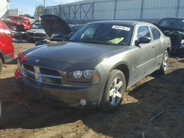 2B3CA3CV5AH216900 - 2010 DODGE CHARGER SX GRAY photo 2