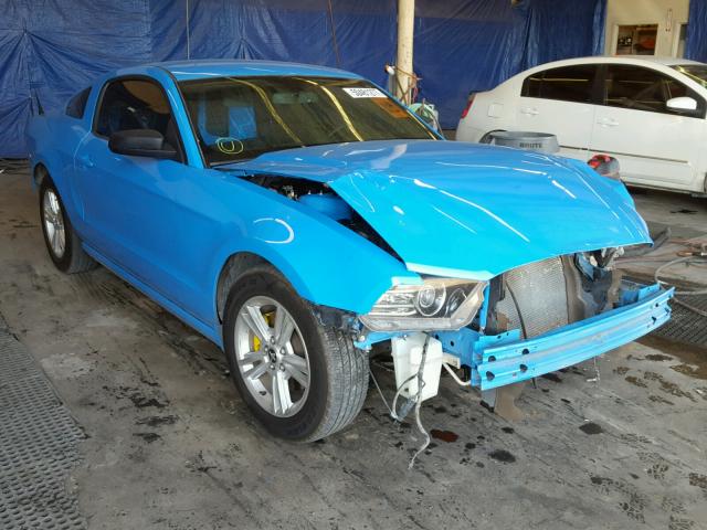 1ZVBP8AMXD5259198 - 2013 FORD MUSTANG BLUE photo 1