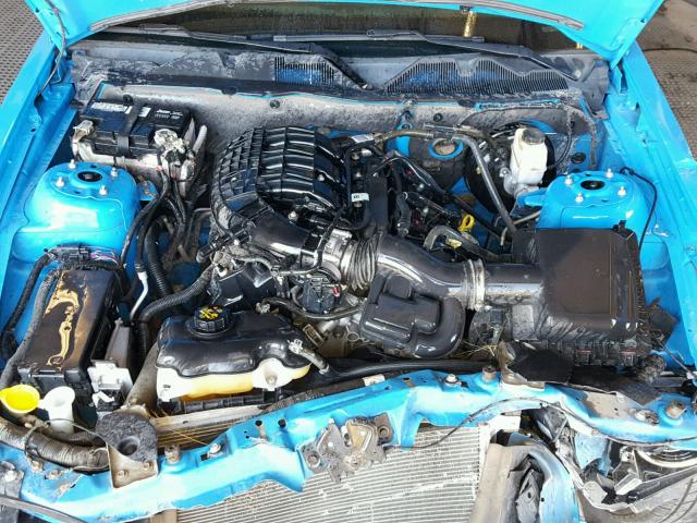 1ZVBP8AMXD5259198 - 2013 FORD MUSTANG BLUE photo 7