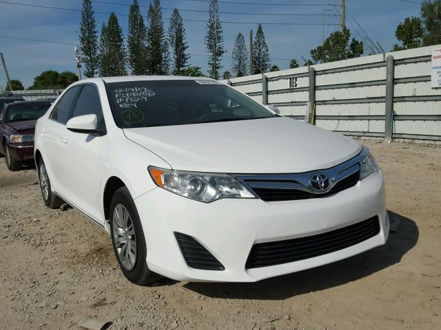 4T1BF1FKXDU251429 - 2013 TOYOTA CAMRY L WHITE photo 1