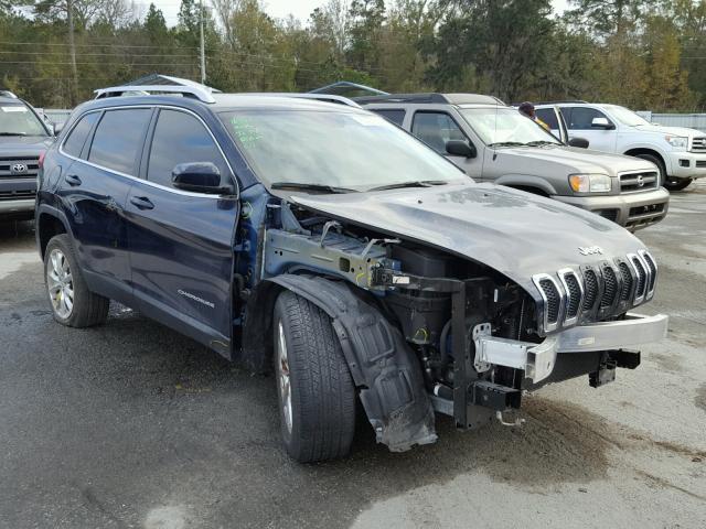 1C4PJLDS4EW244957 - 2014 JEEP CHEROKEE L BLUE photo 1