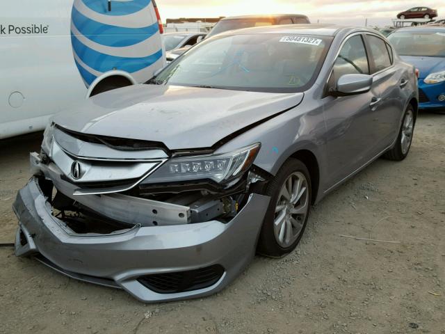 19UDE2F79HA001187 - 2017 ACURA ILX PREMIU SILVER photo 2