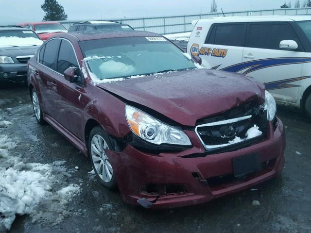 4S3BMBL65B3222737 - 2011 SUBARU LEGACY 2.5 BURGUNDY photo 1