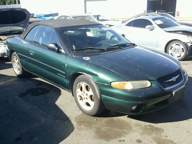 3C3EL55H9XT568483 - 1999 CHRYSLER SEBRING JX GREEN photo 1