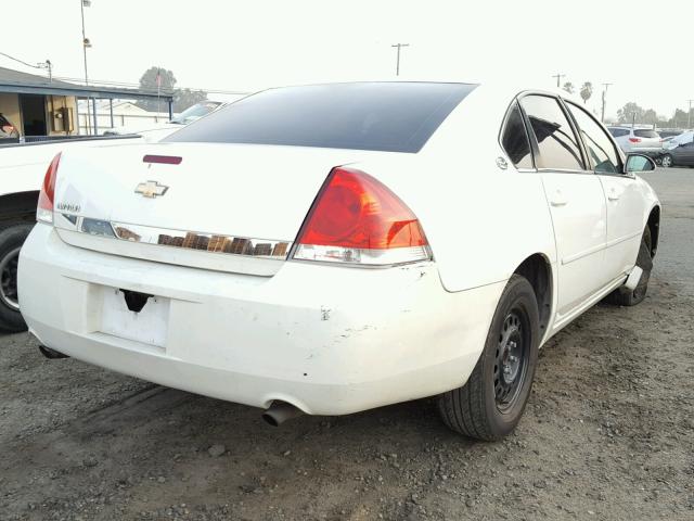 2G1WS581069356910 - 2006 CHEVROLET IMPALA POL WHITE photo 4