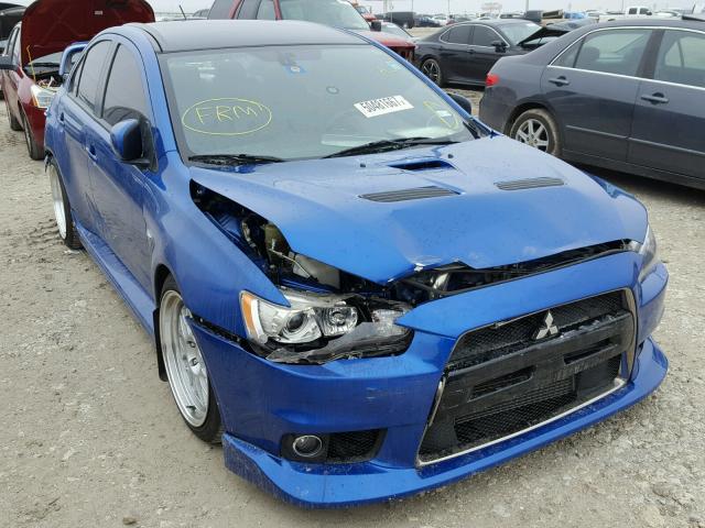 JA32W7FV5FU029044 - 2015 MITSUBISHI LANCER EVO BLUE photo 1