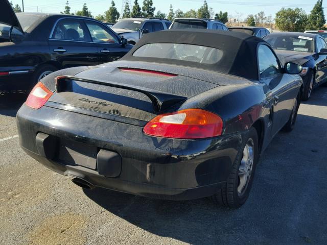 WP0CA29812U625565 - 2002 PORSCHE BOXSTER BLACK photo 4