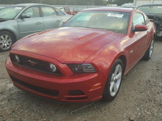 1ZVBP8CFXD5244473 - 2013 FORD MUSTANG GT RED photo 2