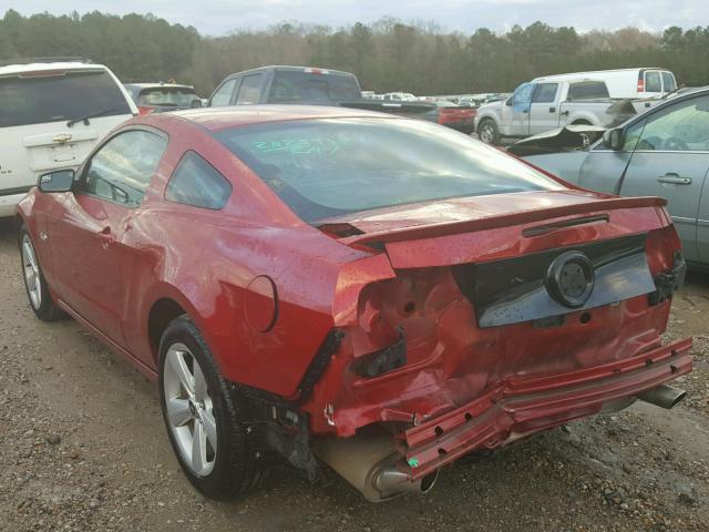 1ZVBP8CFXD5244473 - 2013 FORD MUSTANG GT RED photo 3