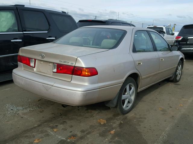 4T1BG22K81U795349 - 2001 TOYOTA CAMRY CE GOLD photo 4