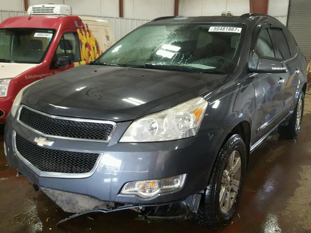 1GNEV23D39S148170 - 2009 CHEVROLET TRAVERSE L BLACK photo 2