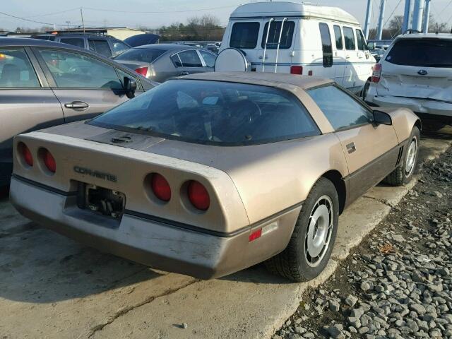 1G1AY0789E5150202 - 1984 CHEVROLET CORVETTE GOLD photo 4