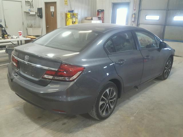 19XFB2F98DE063107 - 2013 HONDA CIVIC EXL CHARCOAL photo 4