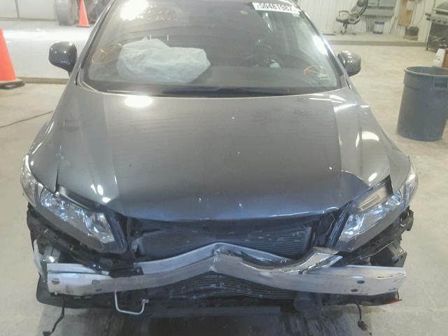 19XFB2F98DE063107 - 2013 HONDA CIVIC EXL CHARCOAL photo 9