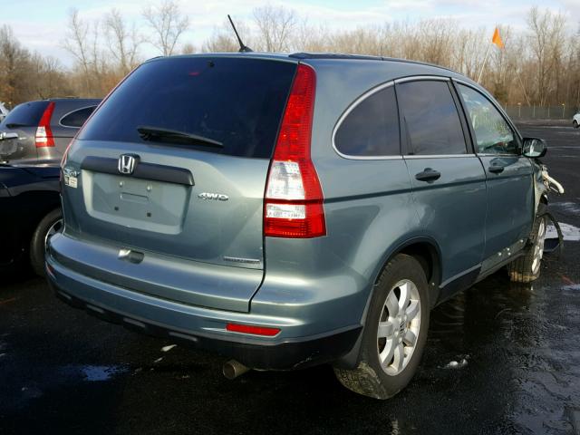 5J6RE4H49BL006138 - 2011 HONDA CR-V SE GRAY photo 4