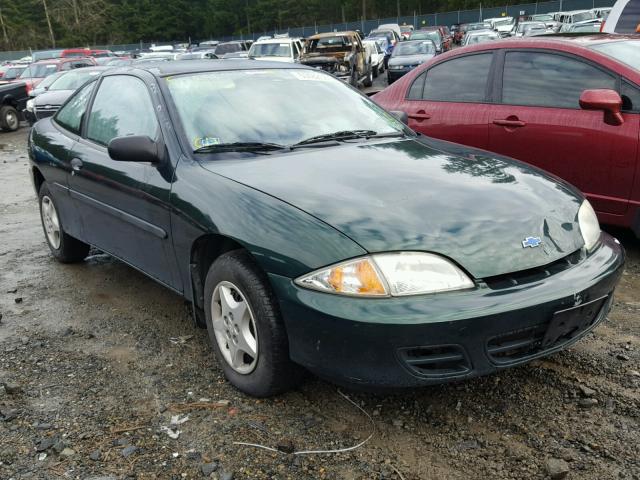 1G1JC124827171079 - 2002 CHEVROLET CAVALIER GREEN photo 1